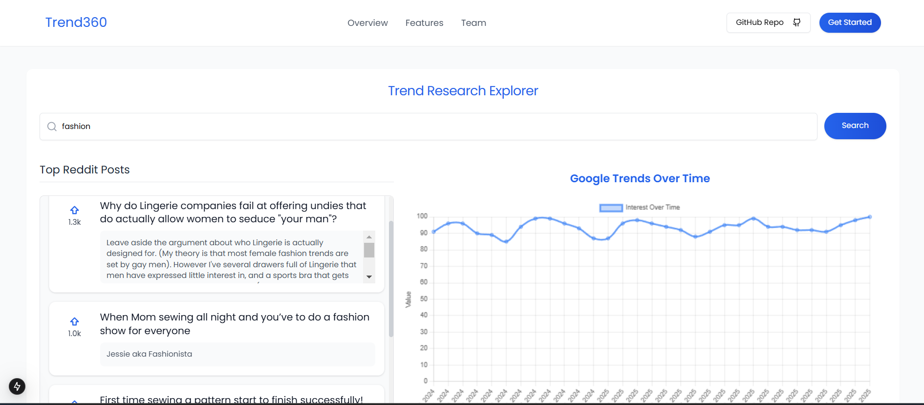 ART Finder Dashboard Preview